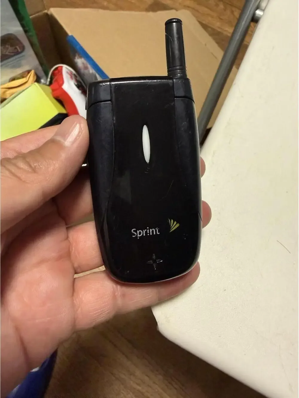 Vintage Sprint Cdm120sp Flip Phone No Charger (untested)